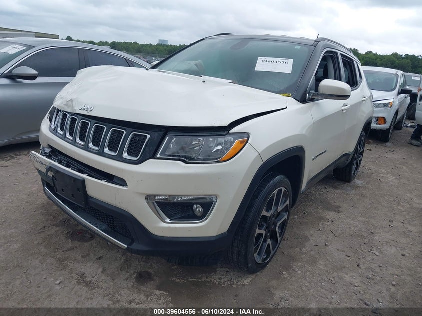 VIN 3C4NJDCB0JT454809 2018 JEEP COMPASS LIMITED 4X4