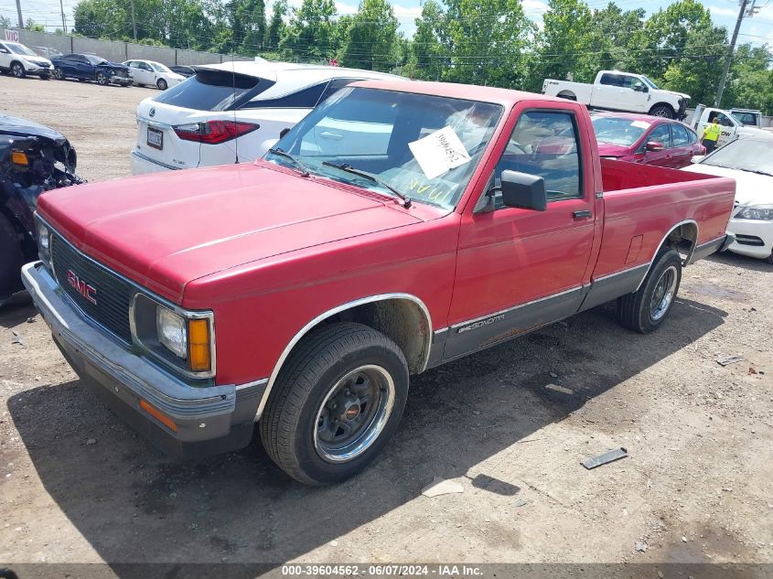 1991 GMC Sonoma VIN: 1GTCS14RXM2561354 Lot: 39604562