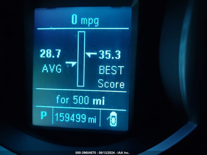 2013 Chevrolet Cruze Eco Auto VIN: 1G1PH5SB1D7137053 Lot: 39604570