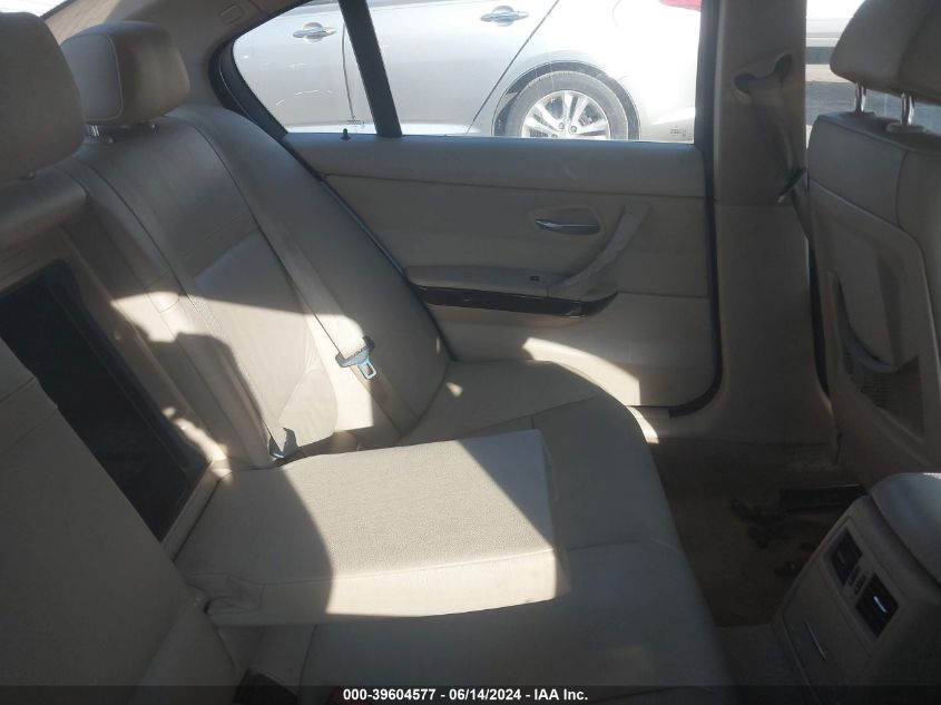 2009 BMW 335I VIN: WBAPM77539NL87895 Lot: 39604577