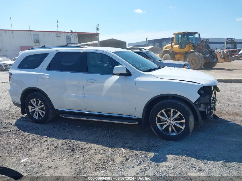 2016 Dodge Durango Limited VIN: 1C4RDHDG6GC476909 Lot: 39604585