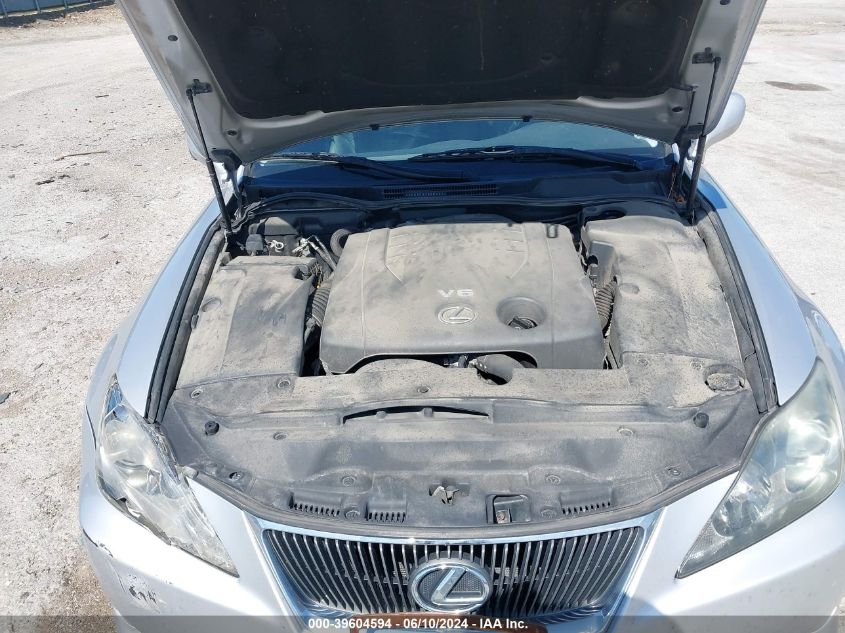 2006 Lexus Is 250 VIN: JTHCK262462006617 Lot: 39604594