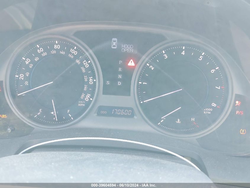 2006 Lexus Is 250 VIN: JTHCK262462006617 Lot: 39604594