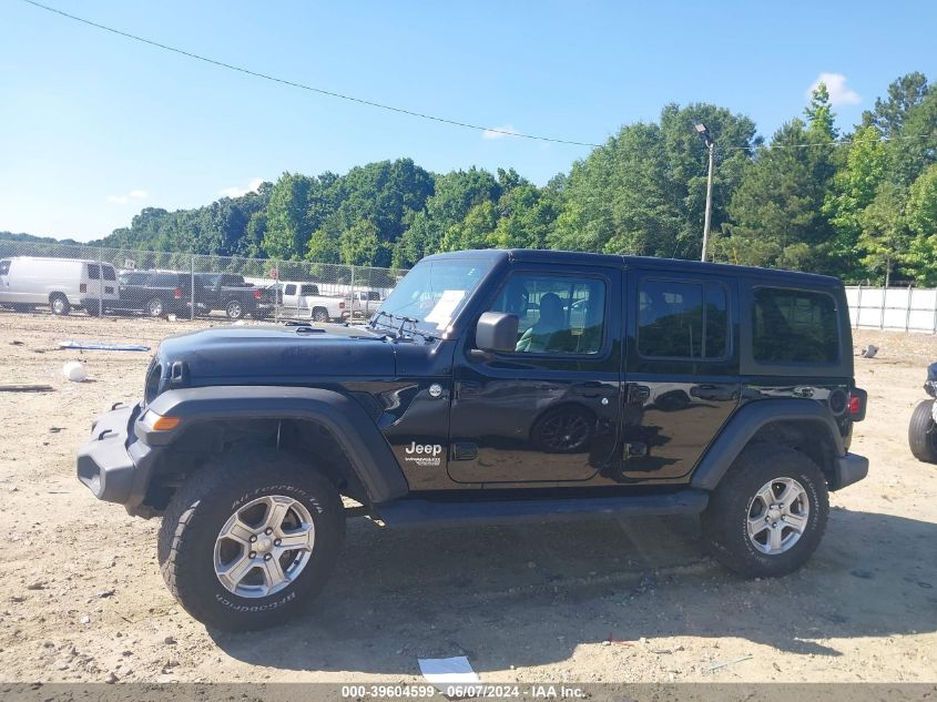 2019 Jeep Wrangler Unlimited Sport S 4X4 VIN: 1C4HJXDG5KW530108 Lot: 39604599