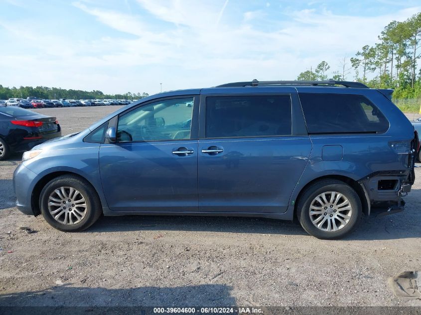 2017 Toyota Sienna Xle 8 Passenger VIN: 5TDYZ3DC9HS853293 Lot: 39604600