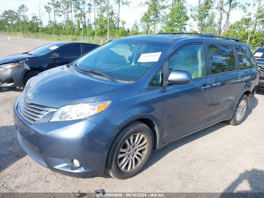 2017 Toyota Sienna Xle 8 Passenger VIN: 5TDYZ3DC9HS853293 Lot: 39604600