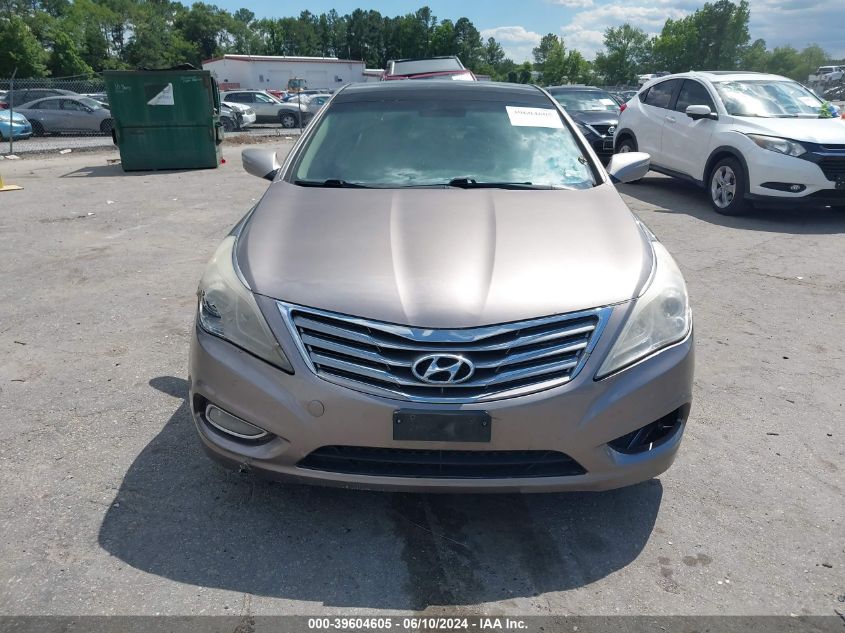 2013 Hyundai Azera VIN: KMHFH4JG1DA198783 Lot: 39604605