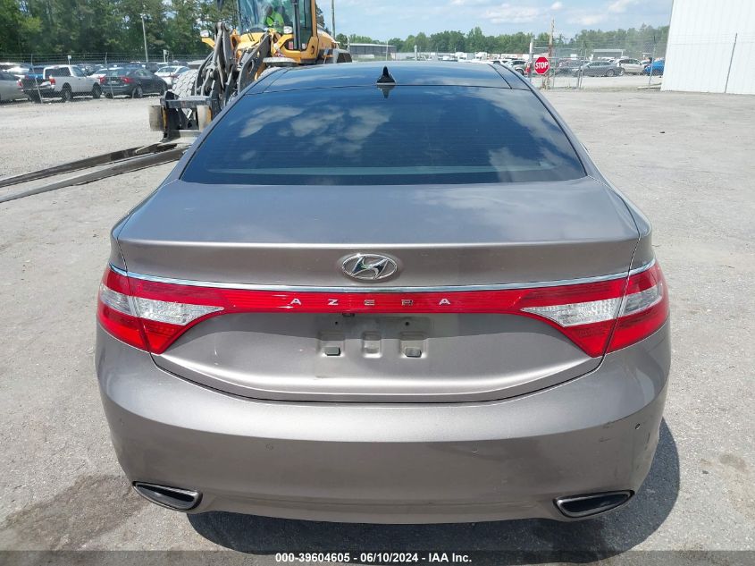 2013 Hyundai Azera VIN: KMHFH4JG1DA198783 Lot: 39604605