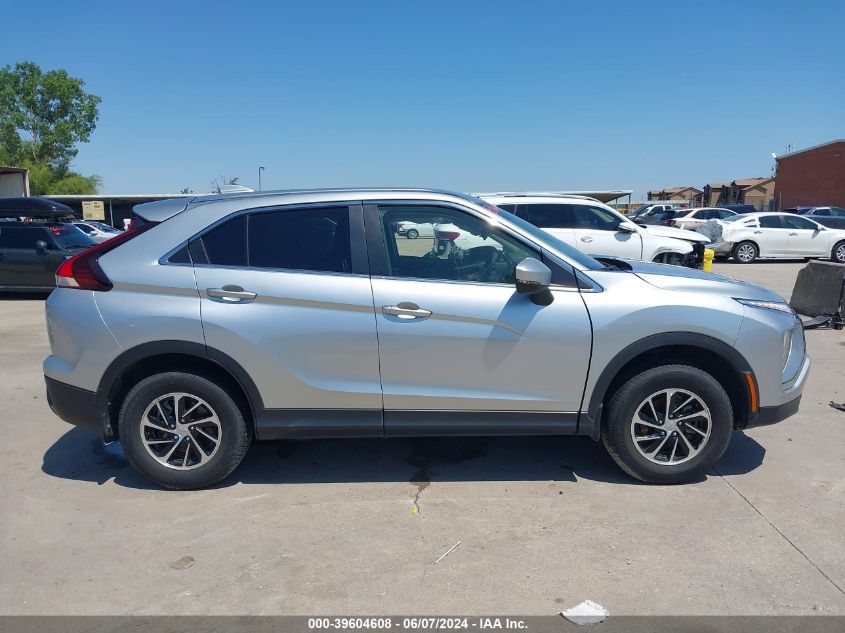 2022 Mitsubishi Eclipse Cross Es VIN: JA4ASUAA4NZ051737 Lot: 39604608