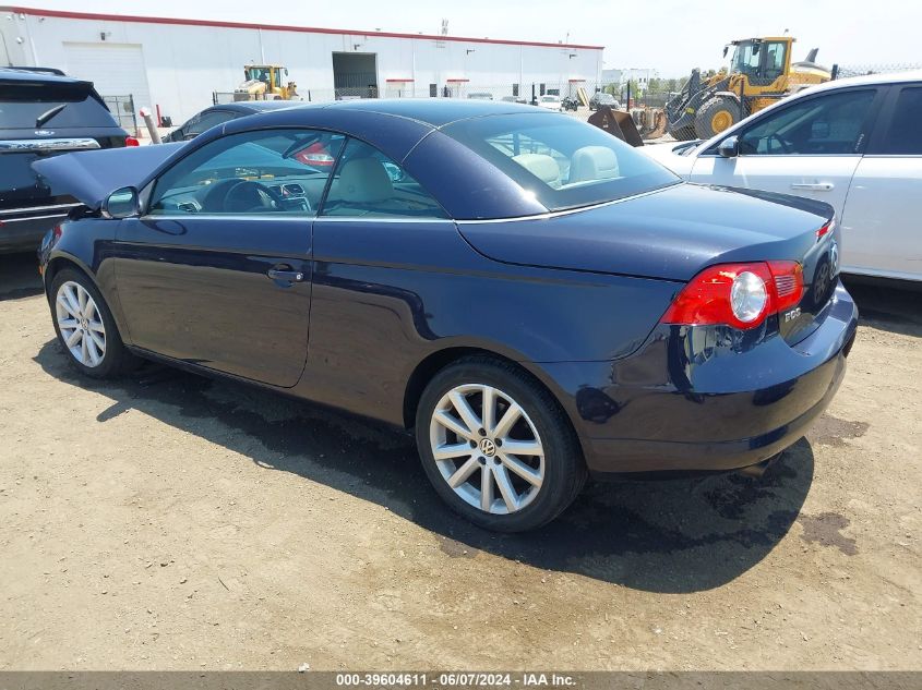 2007 Volkswagen Eos 2.0T VIN: WVWFA71F97V006346 Lot: 39604611