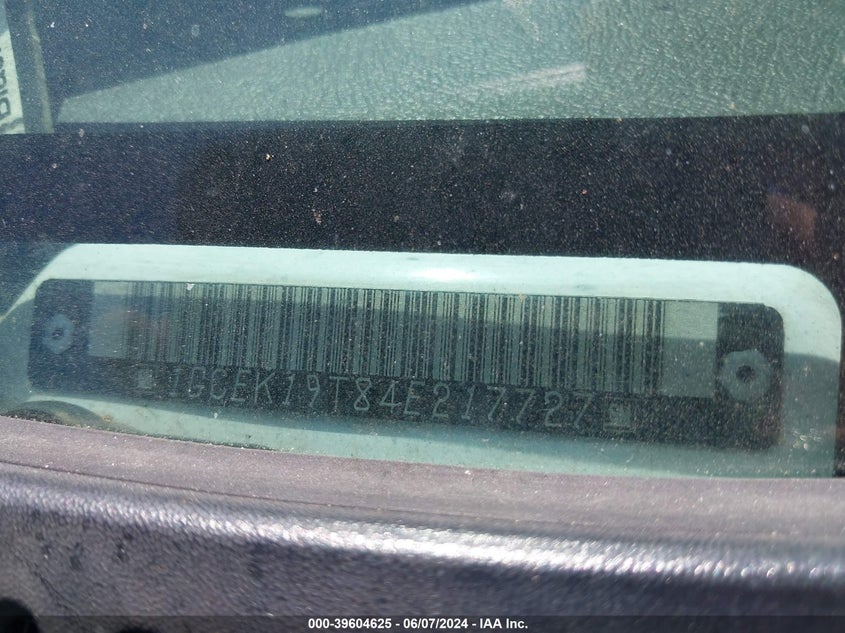 2004 Chevrolet Silverado 1500 Lt VIN: 1GCEK19T84E217727 Lot: 39604625