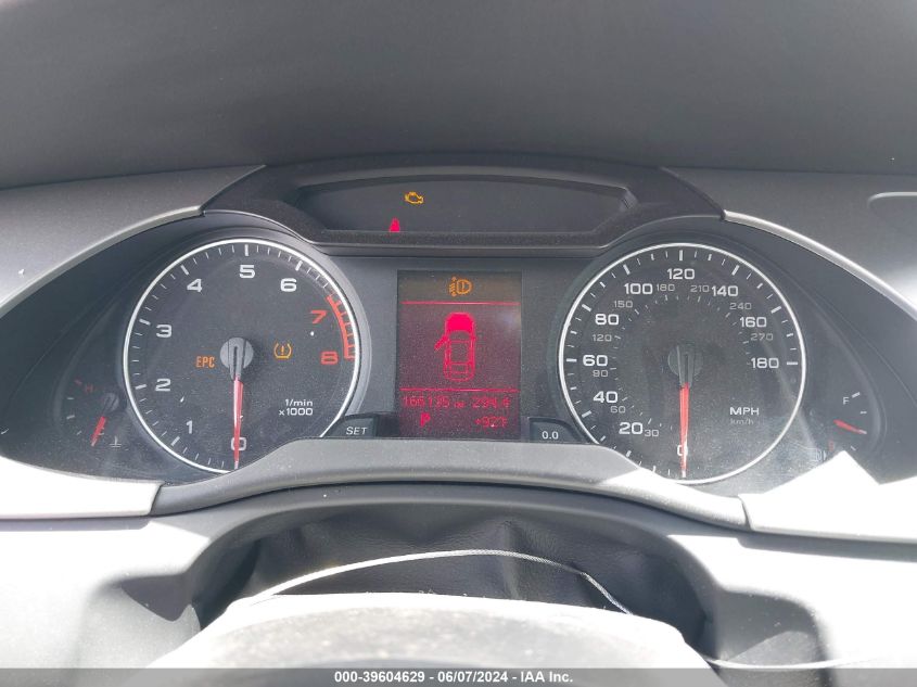 2009 Audi A4 2.0T Premium VIN: WAUSF78K59N022997 Lot: 39604629