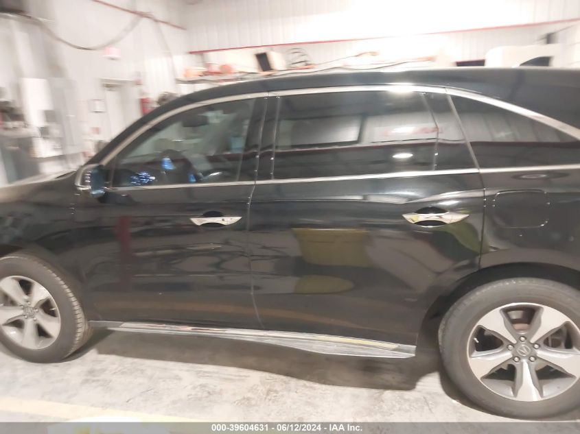 2014 Acura Mdx VIN: 5FRYD4H23EB010856 Lot: 39604631