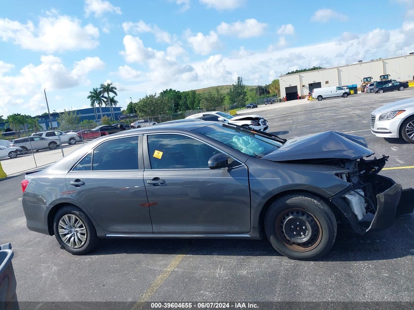2014 Toyota Camry Le VIN: 4T1BF1FKXEU424156 Lot: 39604655