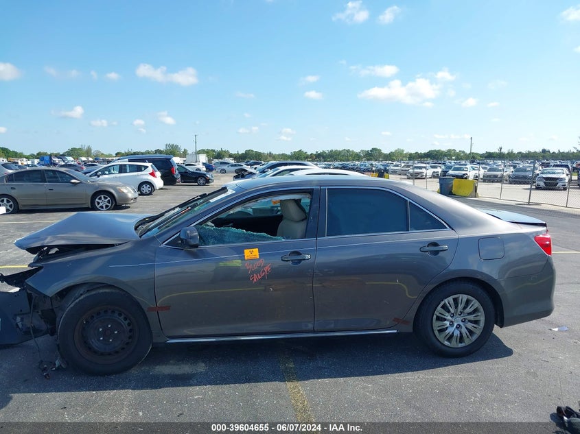 2014 Toyota Camry Le VIN: 4T1BF1FKXEU424156 Lot: 39604655
