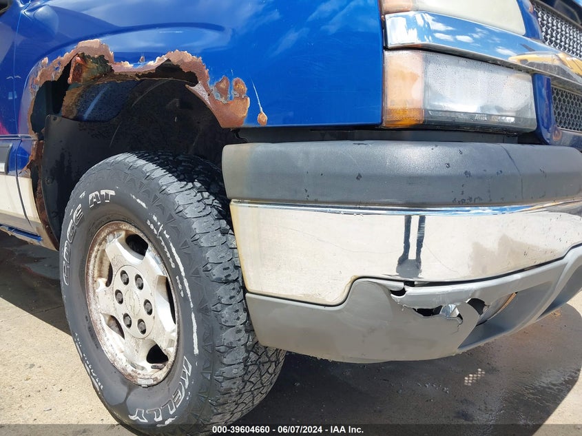 2003 Chevrolet Silverado 1500 Ls VIN: 1GCEK19V33E277415 Lot: 39604660