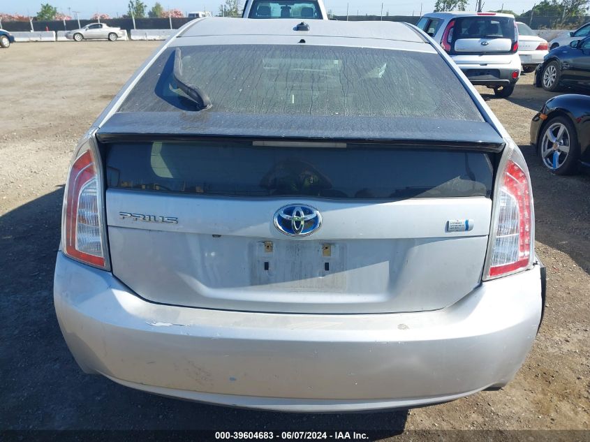 2015 Toyota Prius Three VIN: JTDKN3DU7F1921174 Lot: 39604683