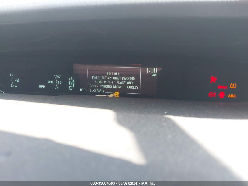 2015 Toyota Prius Three VIN: JTDKN3DU7F1921174 Lot: 39604683