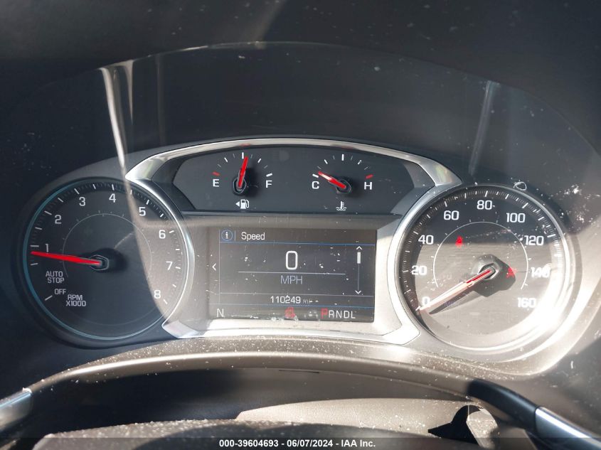 2019 Chevrolet Equinox Lt VIN: 2GNAXJEV6K6165823 Lot: 39604693