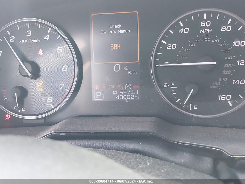 2021 Subaru Outback Premium VIN: 4S4BTADC9M3213300 Lot: 39604714