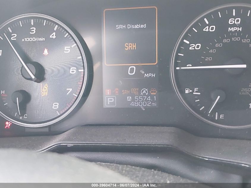 2021 Subaru Outback Premium VIN: 4S4BTADC9M3213300 Lot: 39604714