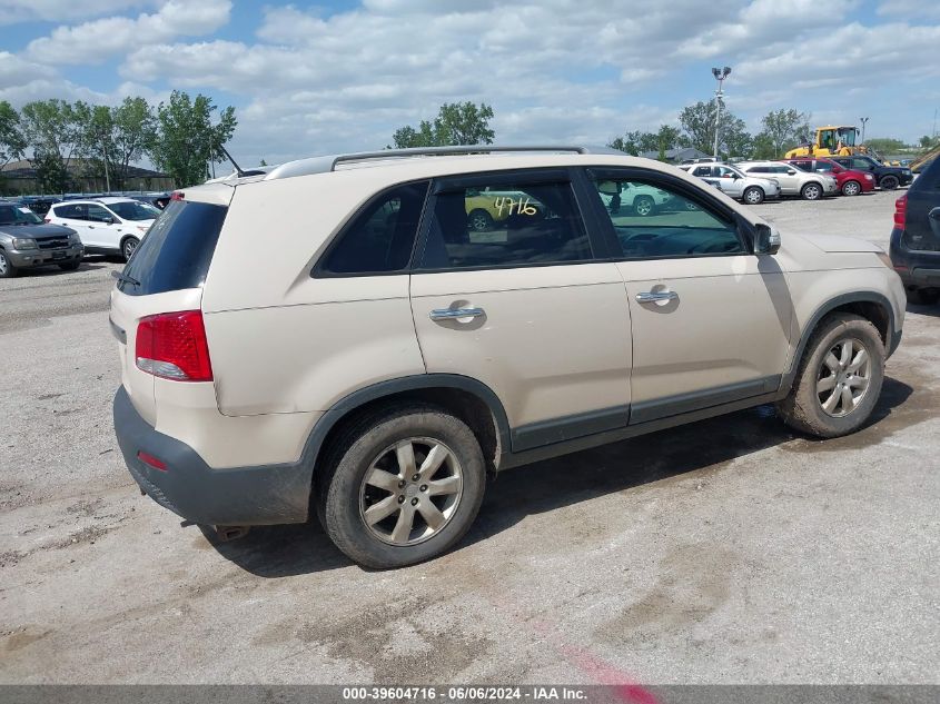 2011 Kia Sorento Lx VIN: 5XYKT3A16BG079566 Lot: 39604716