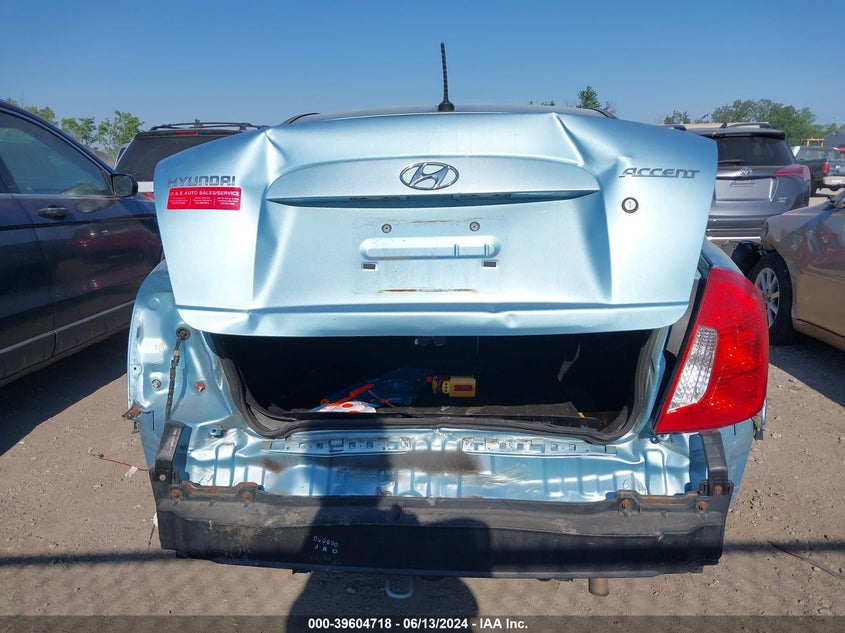 2010 Hyundai Accent Gls VIN: KMHCN4ACXAU430266 Lot: 39604718