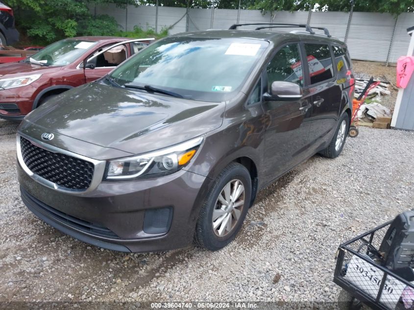 2016 Kia Sedona Lx VIN: KNDMB5C12G6146811 Lot: 39604740