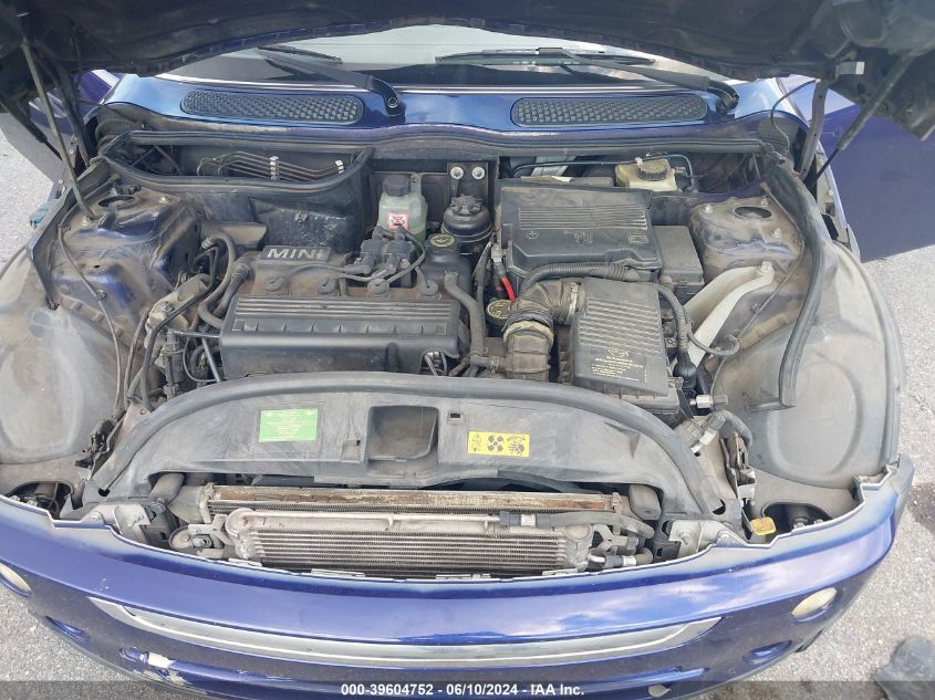 2006 Mini Cooper VIN: WMWRC33576TJ75020 Lot: 39604752