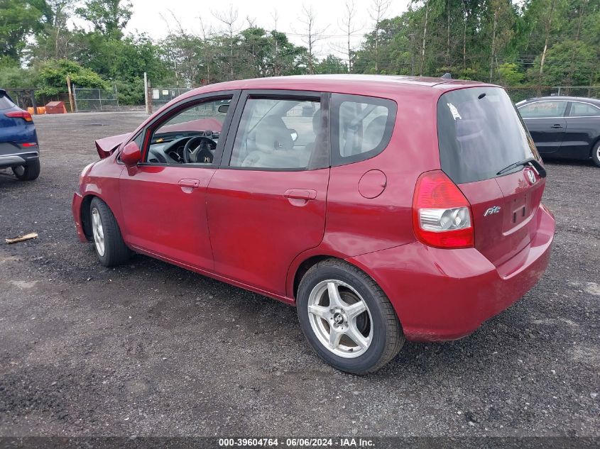 JHMGD38487S037354 | 2007 HONDA FIT