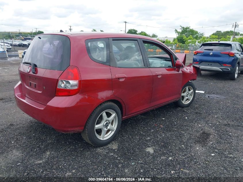 JHMGD38487S037354 | 2007 HONDA FIT