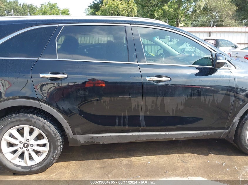 2019 Kia Sorento 3.3L Lx VIN: 5XYPG4A54KG463476 Lot: 39604765