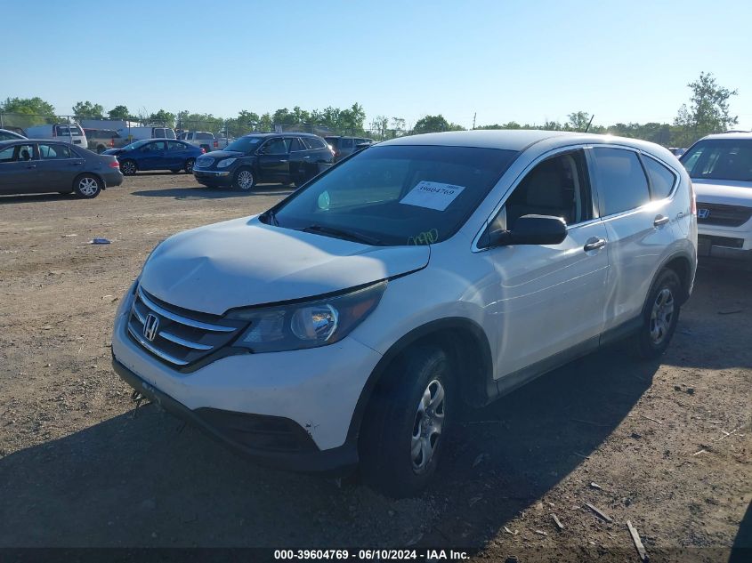 2013 Honda Cr-V Lx VIN: 5J6RM3H39DL049451 Lot: 39604769