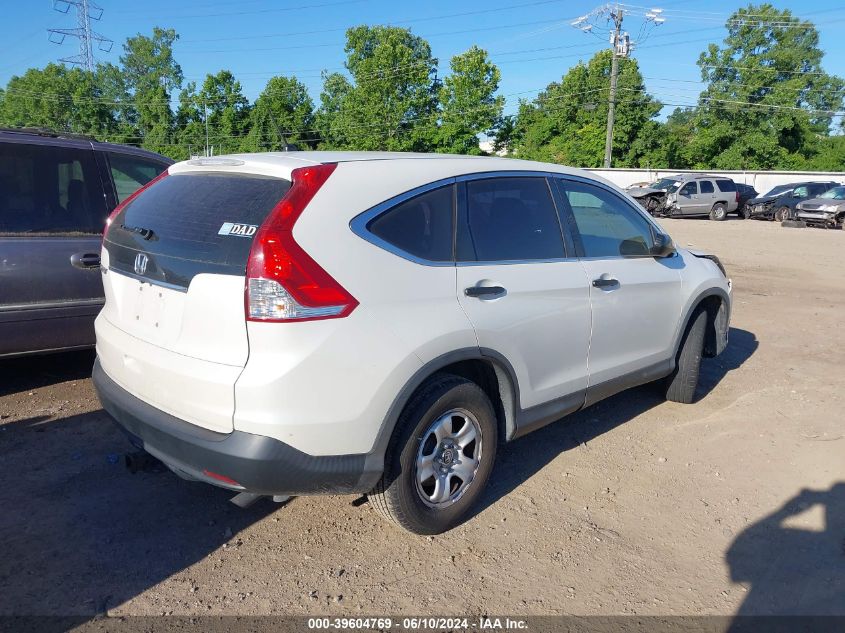 2013 Honda Cr-V Lx VIN: 5J6RM3H39DL049451 Lot: 39604769