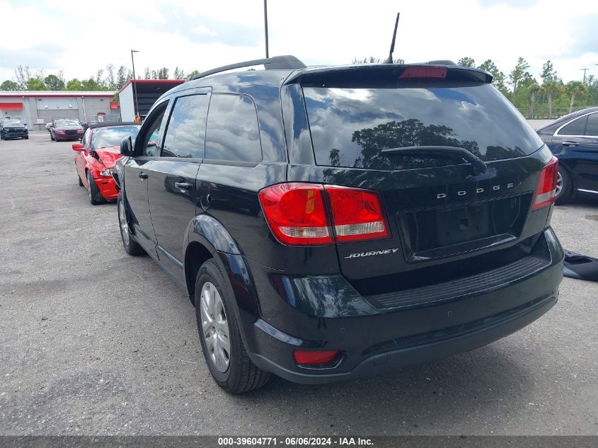 2019 Dodge Journey Se VIN: 3C4PDCBB3KT783713 Lot: 39604771