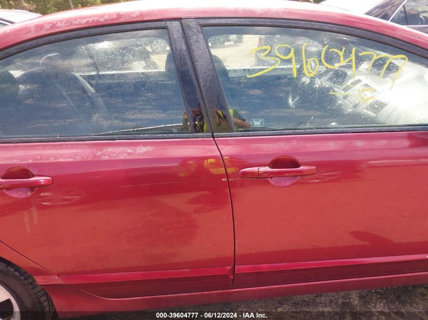 2009 Honda Civic Lx-S VIN: 2HGFA16699H525707 Lot: 39604777