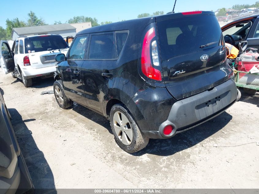 2015 Kia Soul VIN: KNDJN2A23F7791481 Lot: 39604780