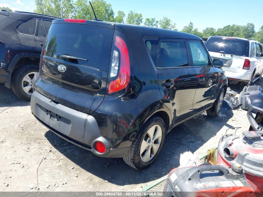 2015 Kia Soul VIN: KNDJN2A23F7791481 Lot: 39604780