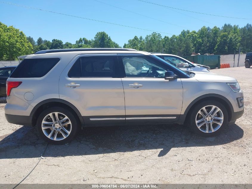 2017 Ford Explorer Xlt VIN: 1FM5K7D81HGE07901 Lot: 39604784