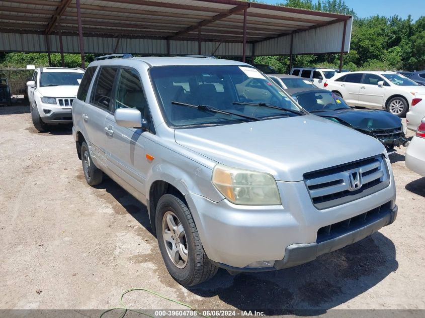 2006 Honda Pilot Ex VIN: 5FNYF28436B050826 Lot: 39604788