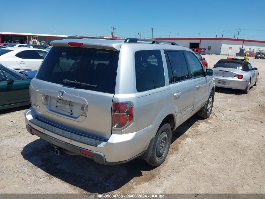 2006 Honda Pilot Ex VIN: 5FNYF28436B050826 Lot: 39604788