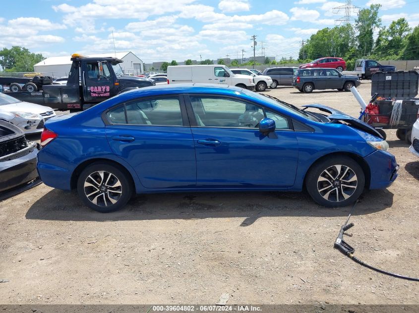 2014 Honda Civic Ex VIN: 2HGFB2F80EH544242 Lot: 39604802