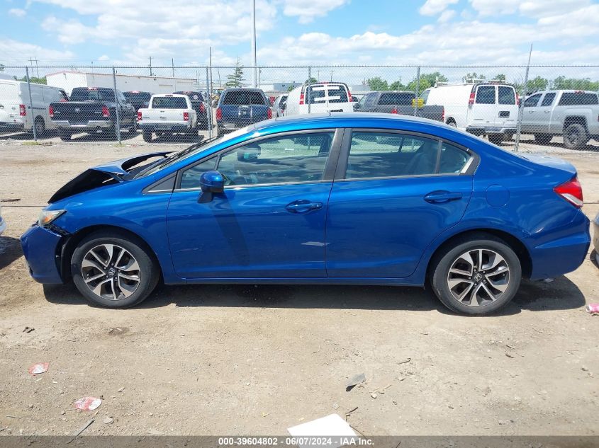 2014 Honda Civic Ex VIN: 2HGFB2F80EH544242 Lot: 39604802