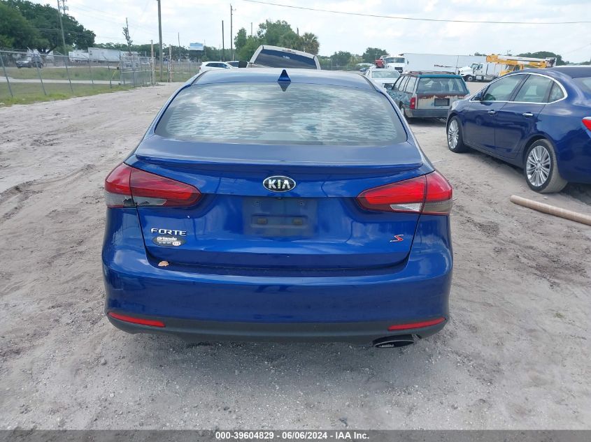 2017 Kia Forte S VIN: 3KPFL4A7XHE045423 Lot: 39604829