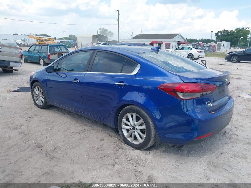 2017 Kia Forte S VIN: 3KPFL4A7XHE045423 Lot: 39604829