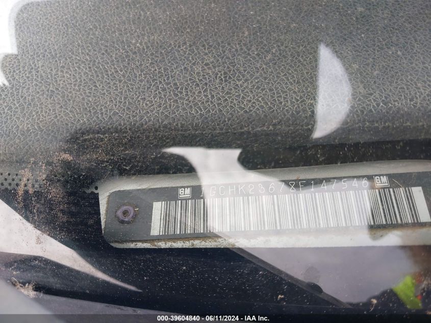 2008 Chevrolet Silverado 2500Hd Lt1 VIN: 1GCHK23678F147546 Lot: 39604840