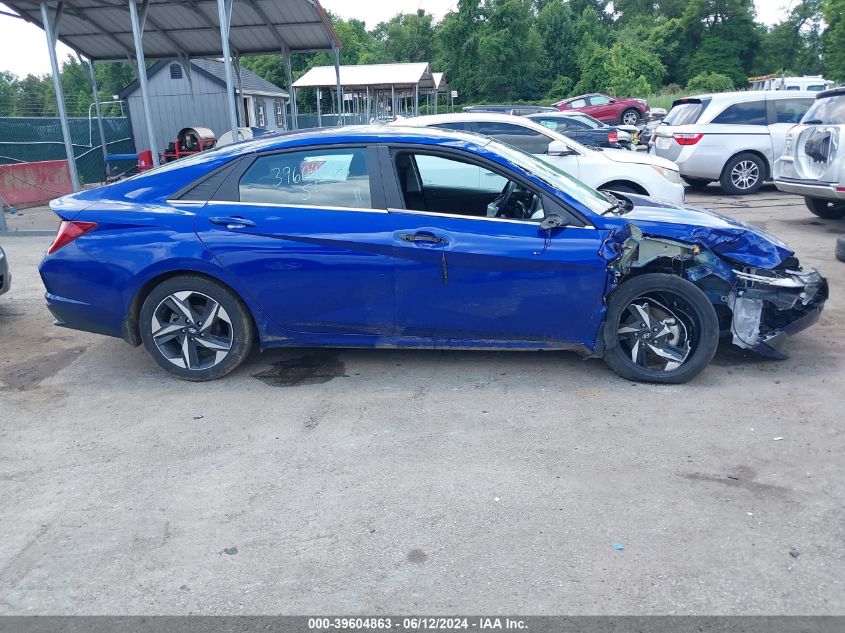 2022 Hyundai Elantra Sel VIN: KMHLN4AG7NU331154 Lot: 39604863