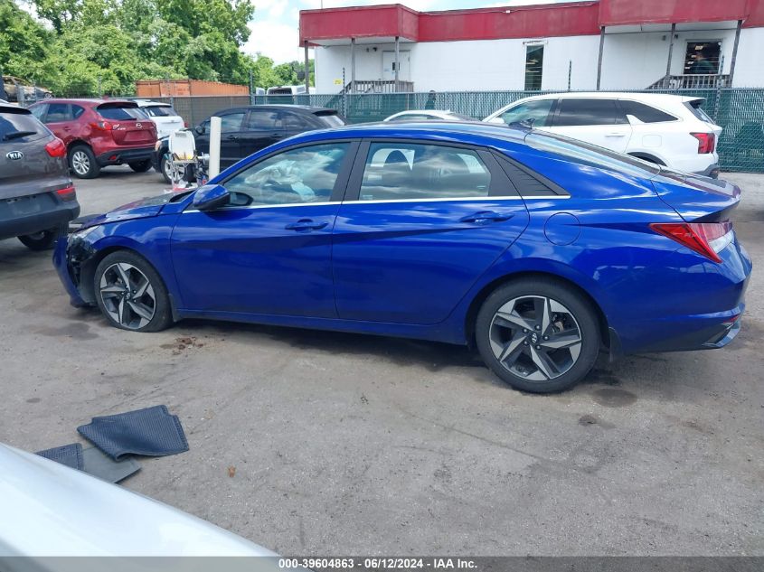 2022 Hyundai Elantra Sel VIN: KMHLN4AG7NU331154 Lot: 39604863