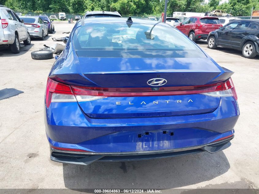2022 Hyundai Elantra Sel VIN: KMHLN4AG7NU331154 Lot: 39604863