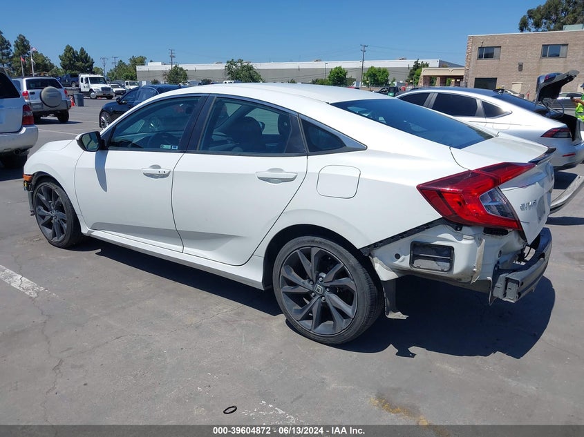 VIN 19XFC2F87KE211832 2019 HONDA CIVIC SPORT